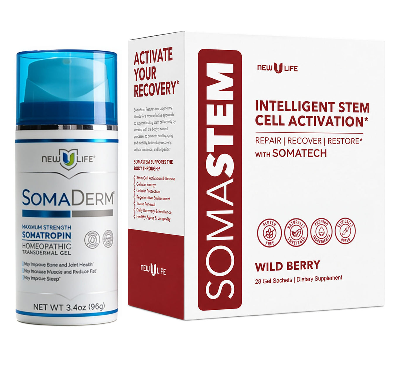 SomaDerm and SomaStem